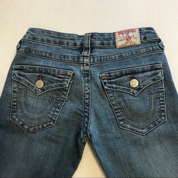 true religion low rise y2k flare jeans - Picture 3 of 4